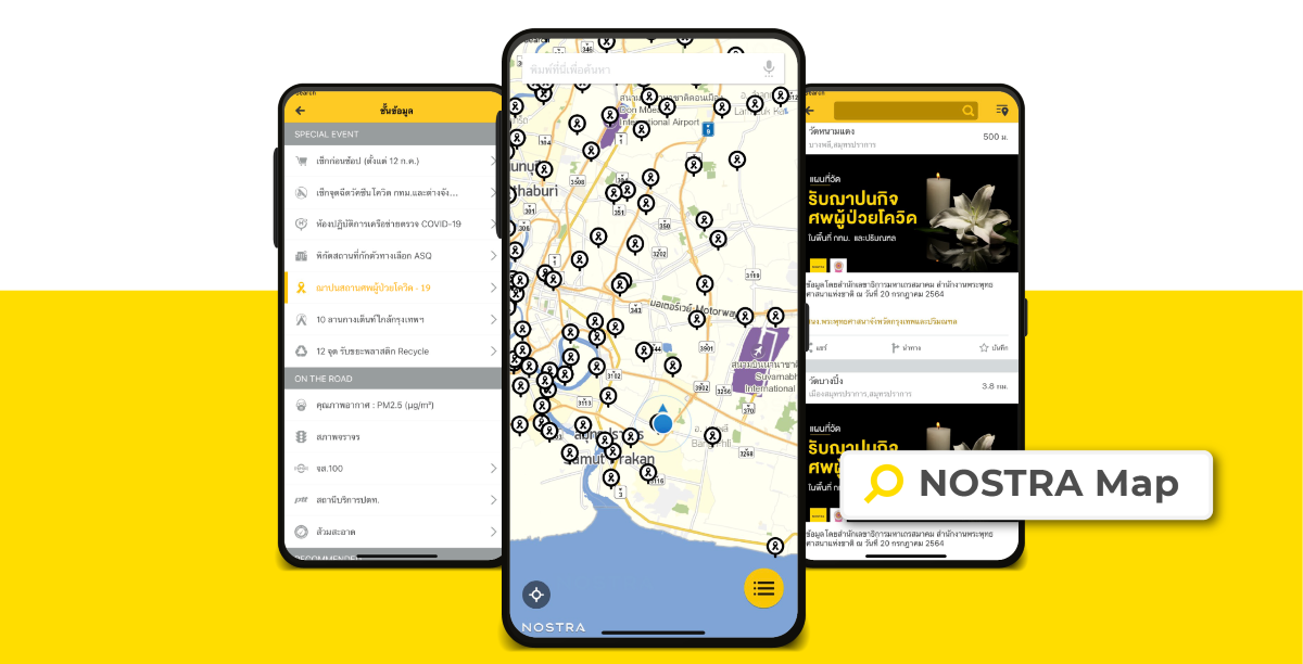 NOSTRA Map - Covid-19 Crematoriums in BKK