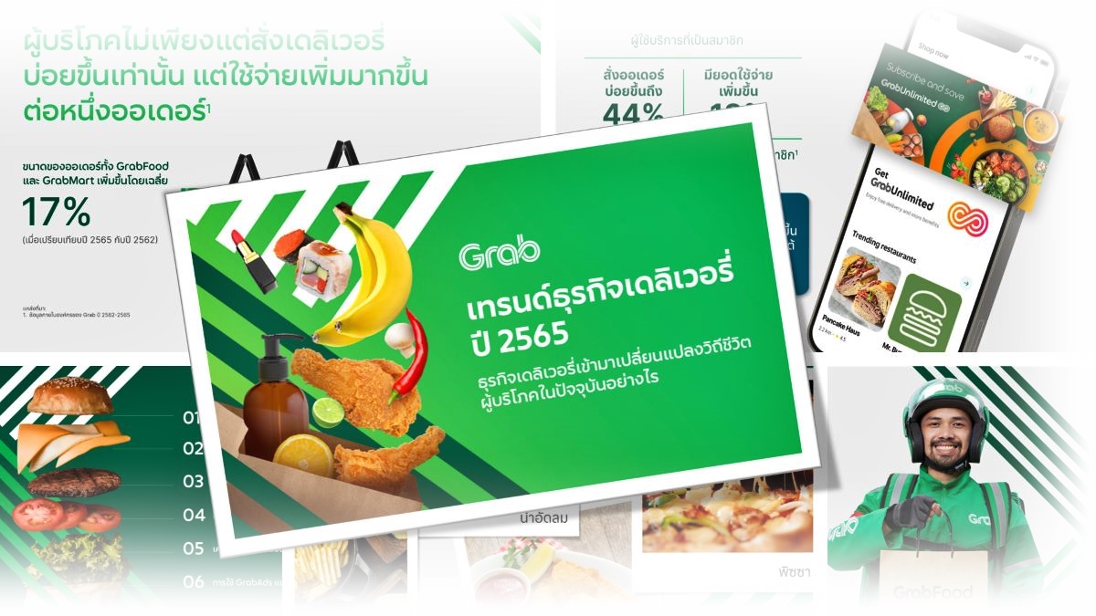 แกร็บ เผยอินไซต์ผู้ใช้บริการเดลิเวอรีปี’ 65