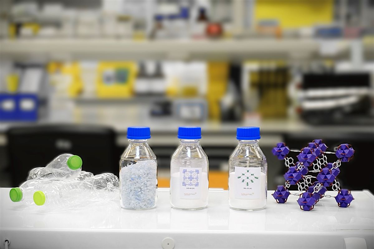 จากขวดพลาสติกเหลือใช้สู่ MOFs ช่วยจับ CO2_0